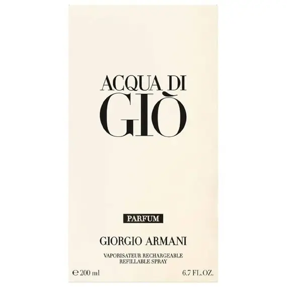 Giorgio Armani Acqua Di Gio For Men Parfum Refillable 200ml, 3 image