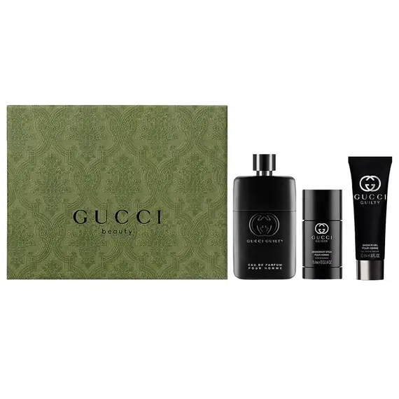 Gucci Guilty Pour Homme Parfum 90ml + Deodorant Stick 75ml + Shower Gel 50ml, 2 image