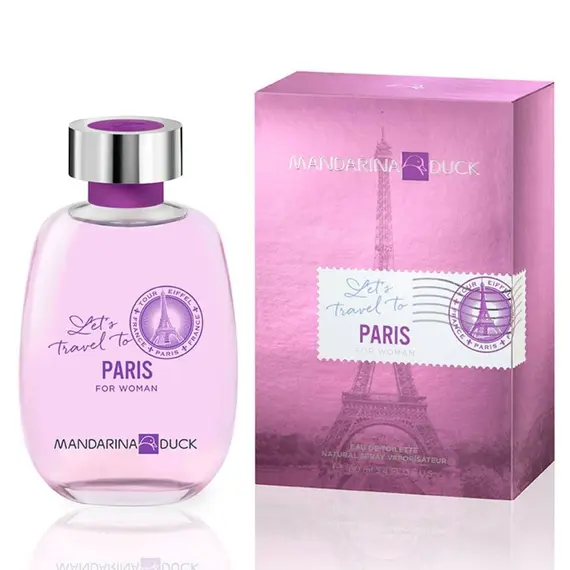 Mandarina Duck Let's Travel To Paris For Women Eau De Toilette 100ml, 2 image